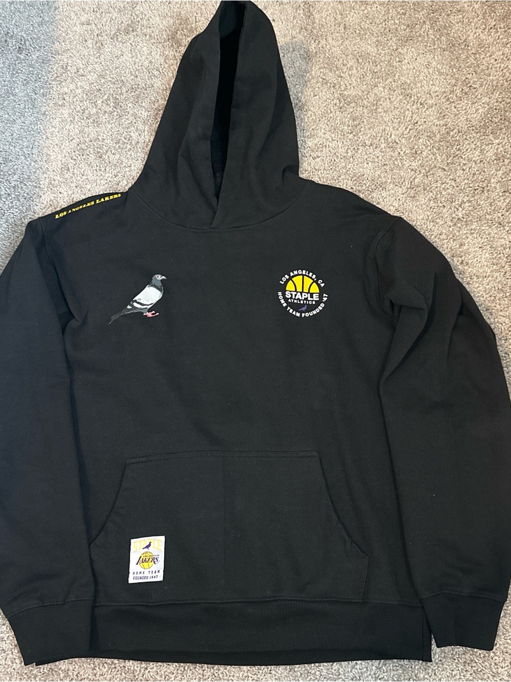 Staple x Los Angeles Lakers Black Hoodie